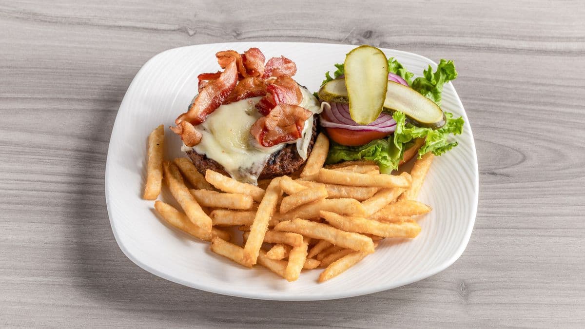 Loaded Swiss Burger (8 oz)