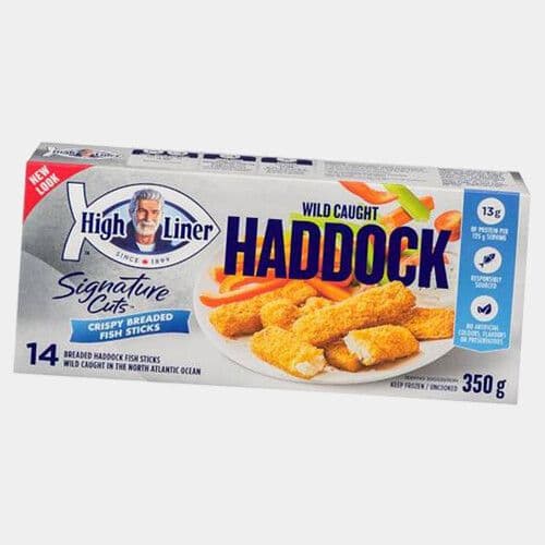 High Liner Bâtonnets de poisson panés croustillants (350g) / High Liner Crispy Breaded Haddock Fish Sticks (350g)