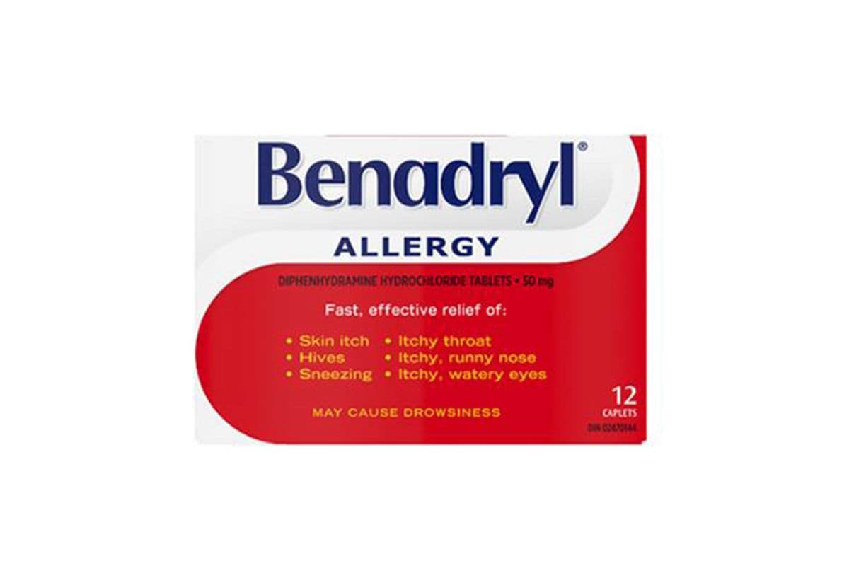 Benadryl Allergy 12 Caplets