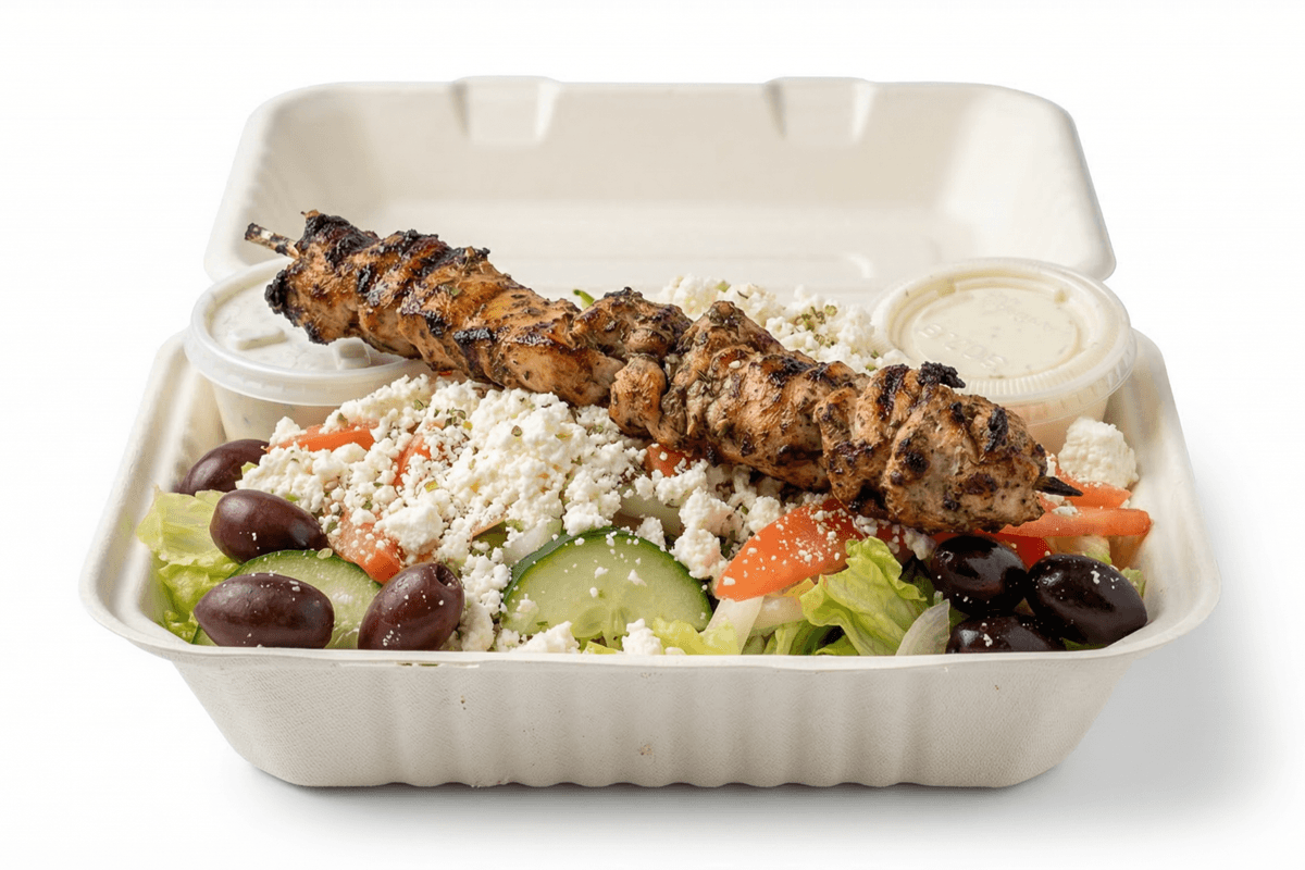 Chicken on Salad