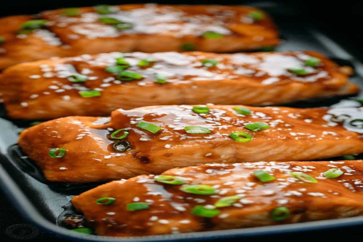 121. Salmon Teriyaki