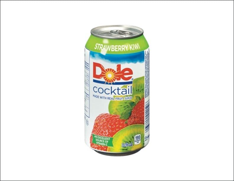 Dole Juice Strawberry Kiwi Can (340 ml)