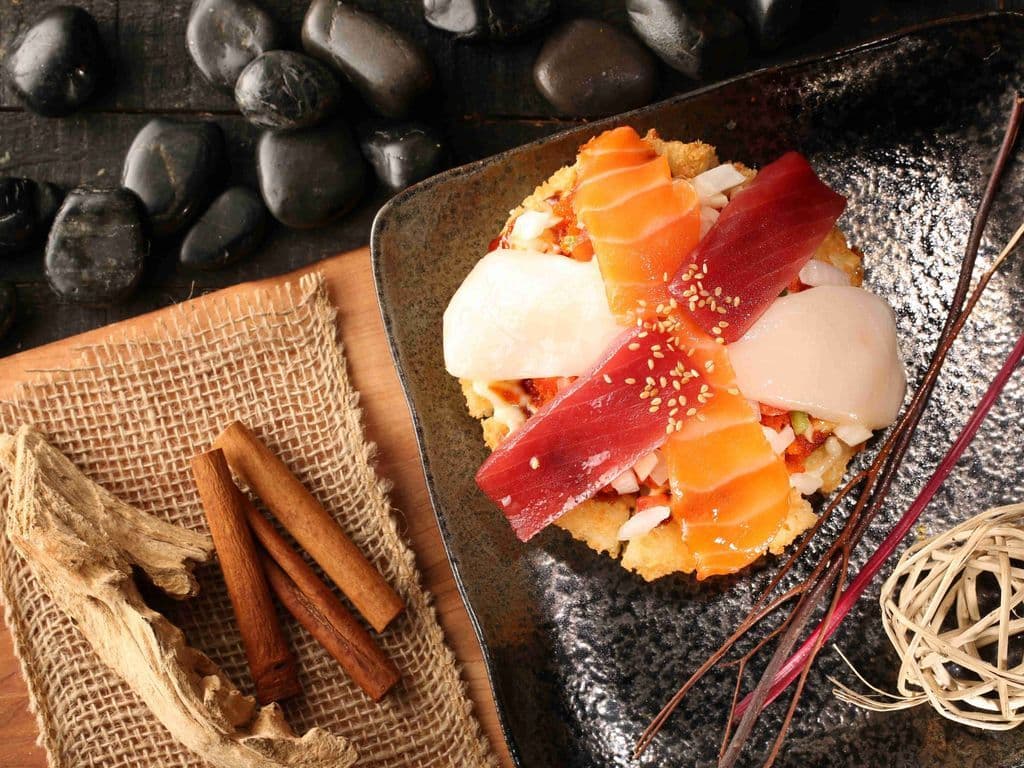 Rainbow Sushi Pizza