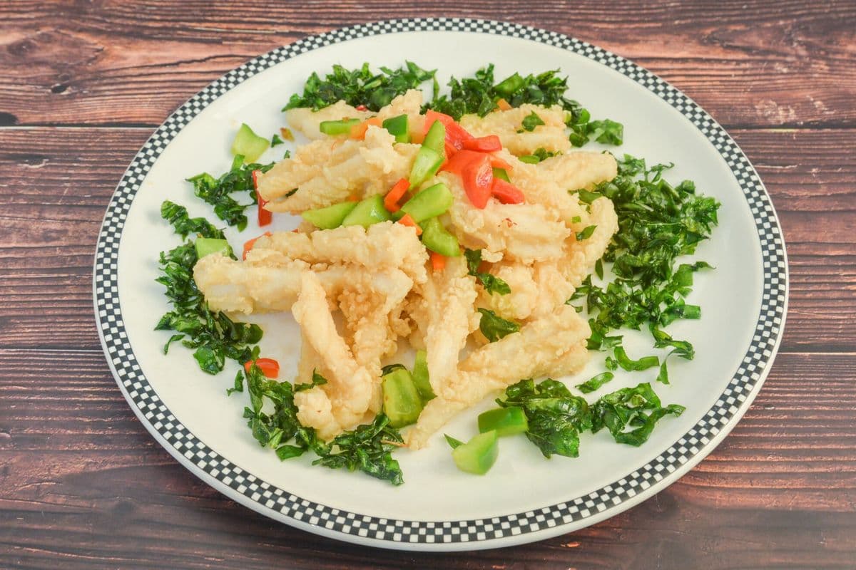 131. Deep-Fried Squid with Five Spice Salt