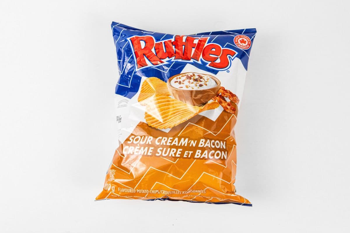 Fritolay - Ruffles Sour Cream and Bacon (155g - 220g)