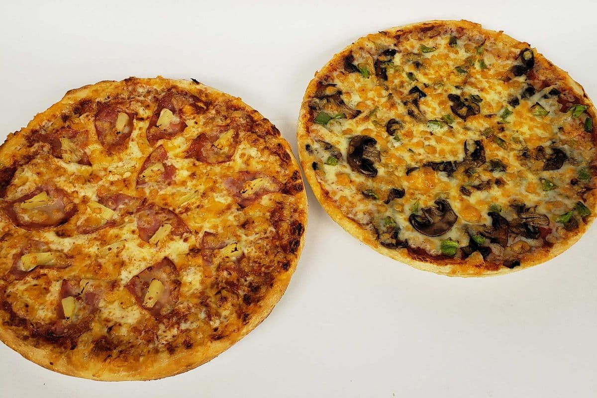2 Small 2 - Topping Pizzas