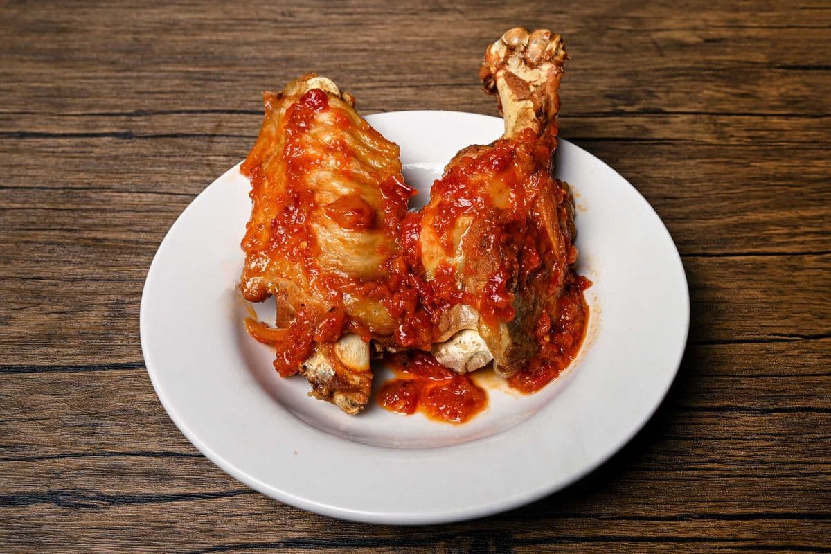 Dinde poivrée frit (2pcs) / Fried Peppered Turkey (2pcs)