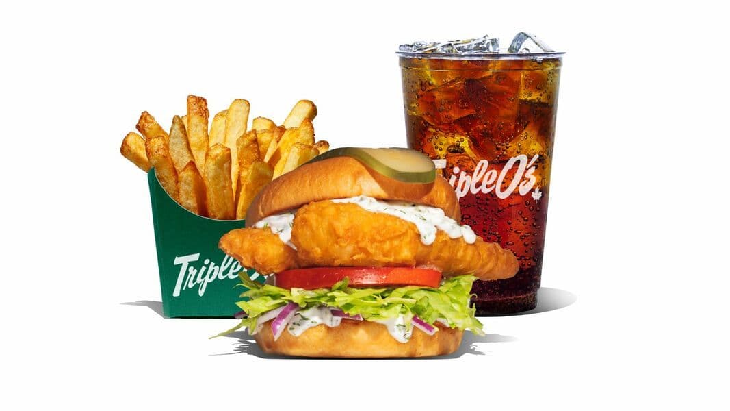 Crispy Cod Burger Combo