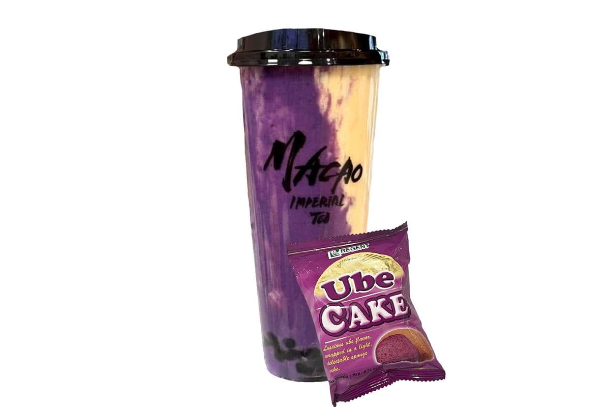 Cheesecake Ube Blast w/ Ube Cake