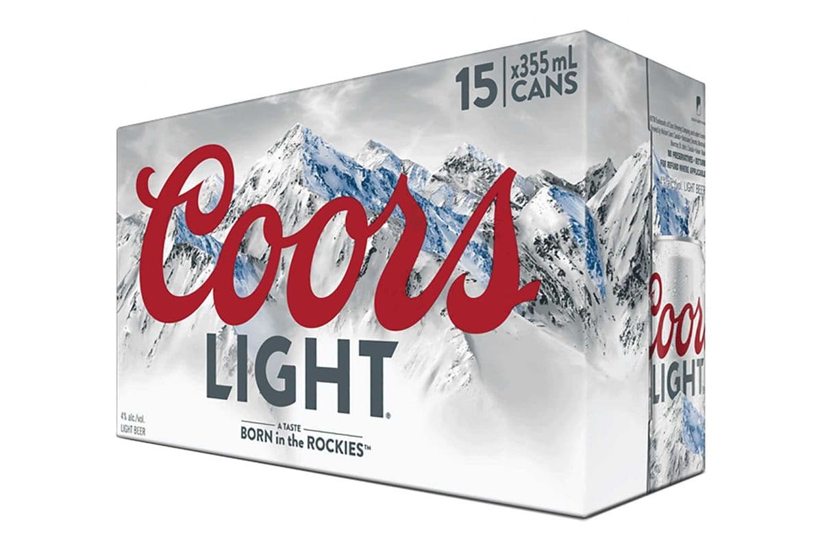 COORS LIGHT 15 Cans (1 x 15 Cans)