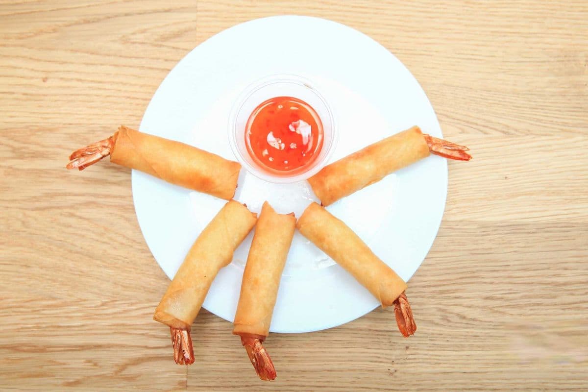 14. Firecracker Shrimp Rolls (5 Pieces) - Tôm Cuốn Chiên Giòn