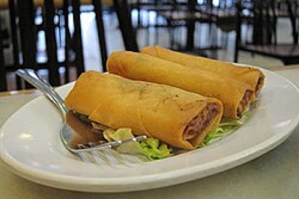 Veg Noodles Spring roll (4pcs)