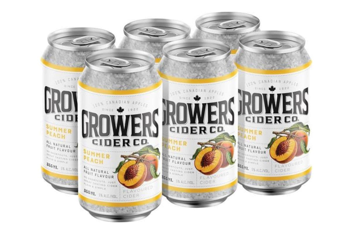 Grower's Cider Peach (6 Cans) (6 x 6*355ML)