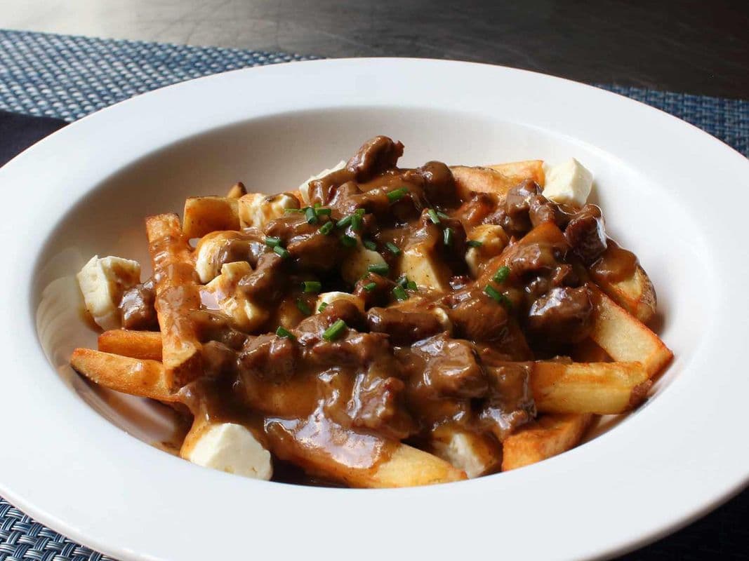 Stew Chicken Poutine