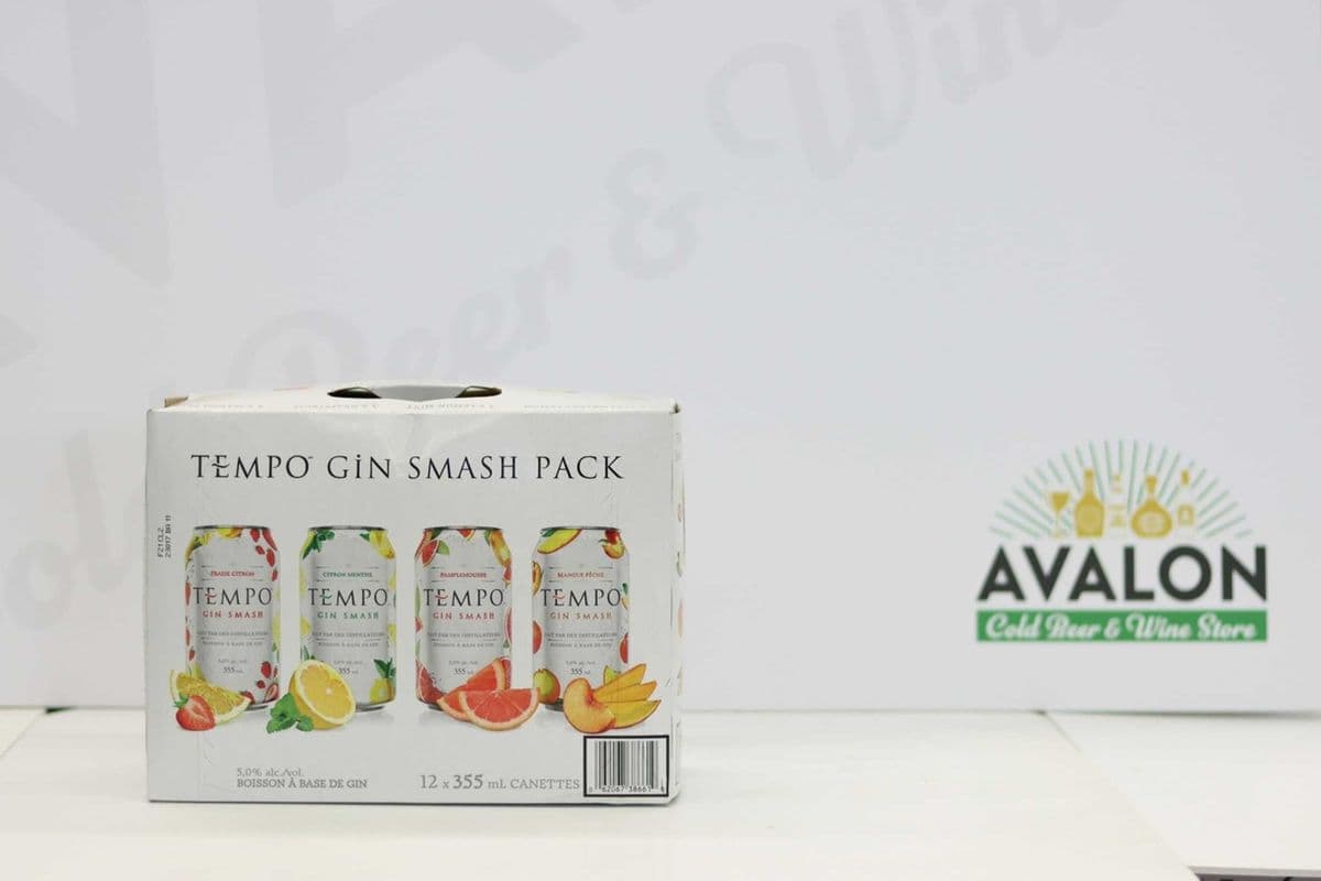 Tempo Gin Smash 12 can mix pack (12 x 355ml)