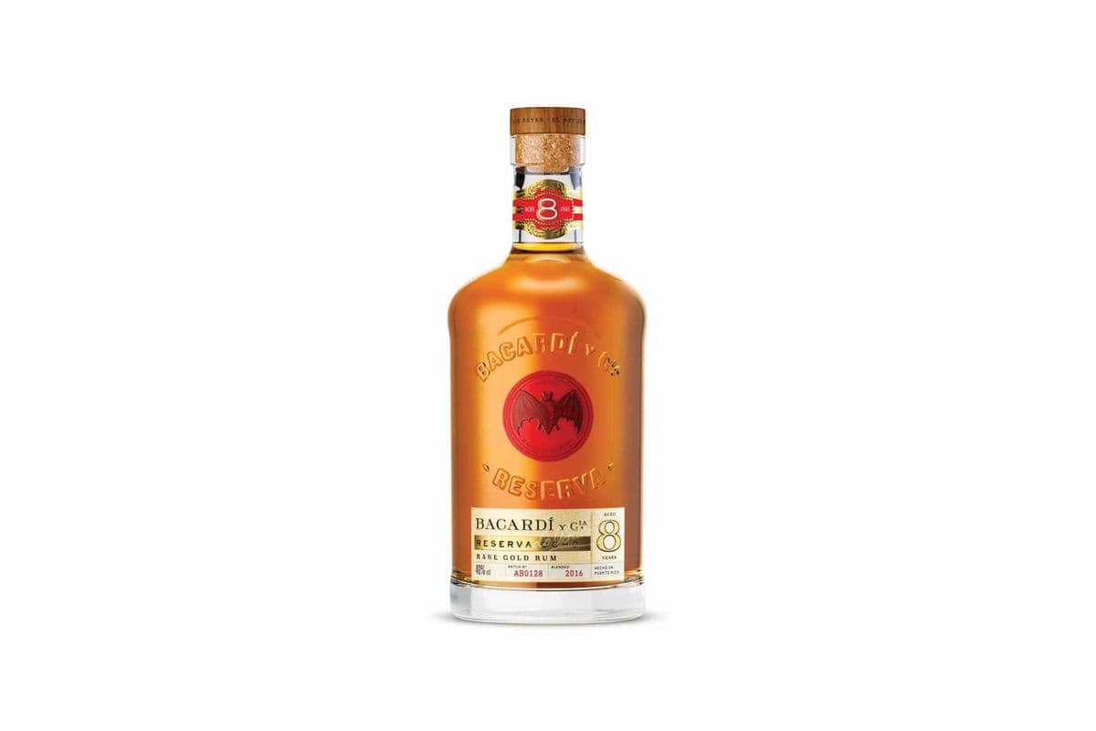Bacardi 8 Years Aged Reserva Ocho Rare Gold Rum (1 x 750ML)