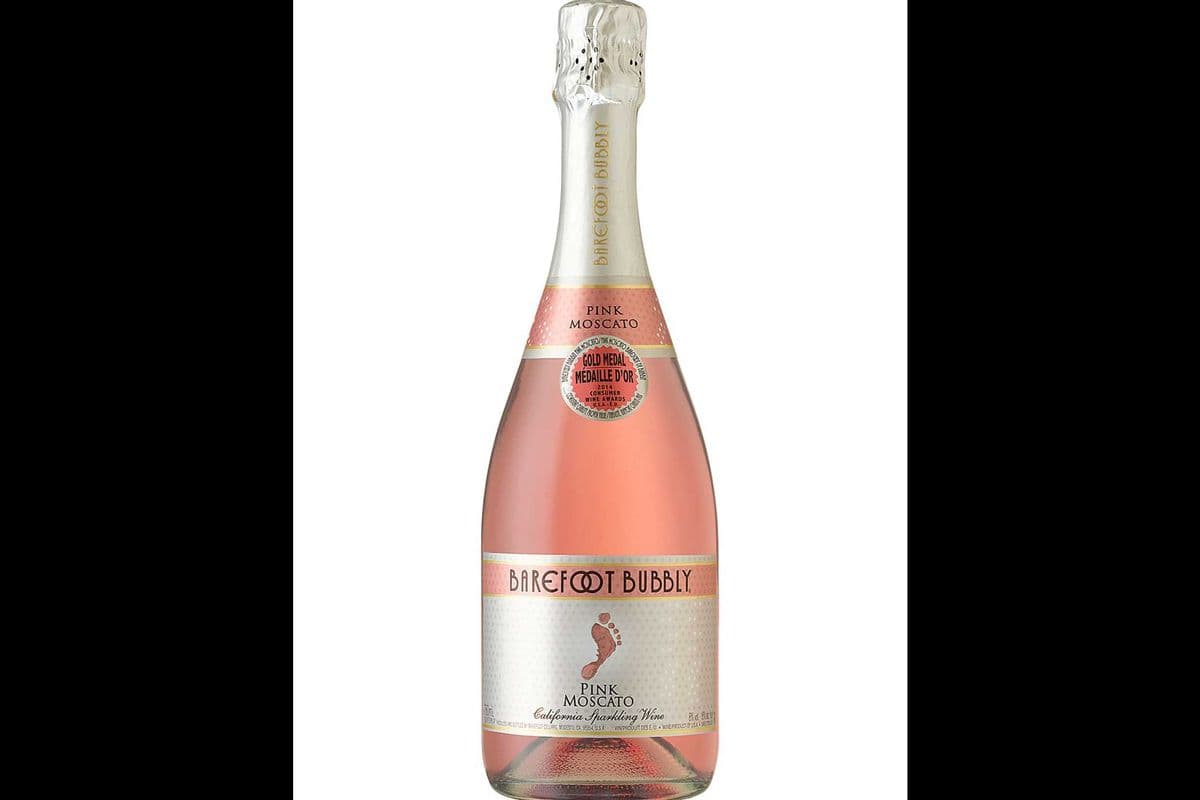 Barefoot Bubbly Pink Moscato (750 ml) (1 x 750ML)