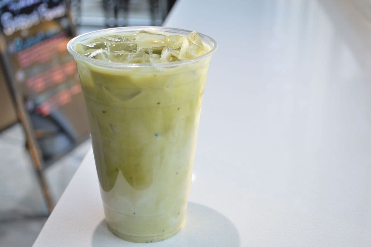 Iced Matcha Coconut Latte
