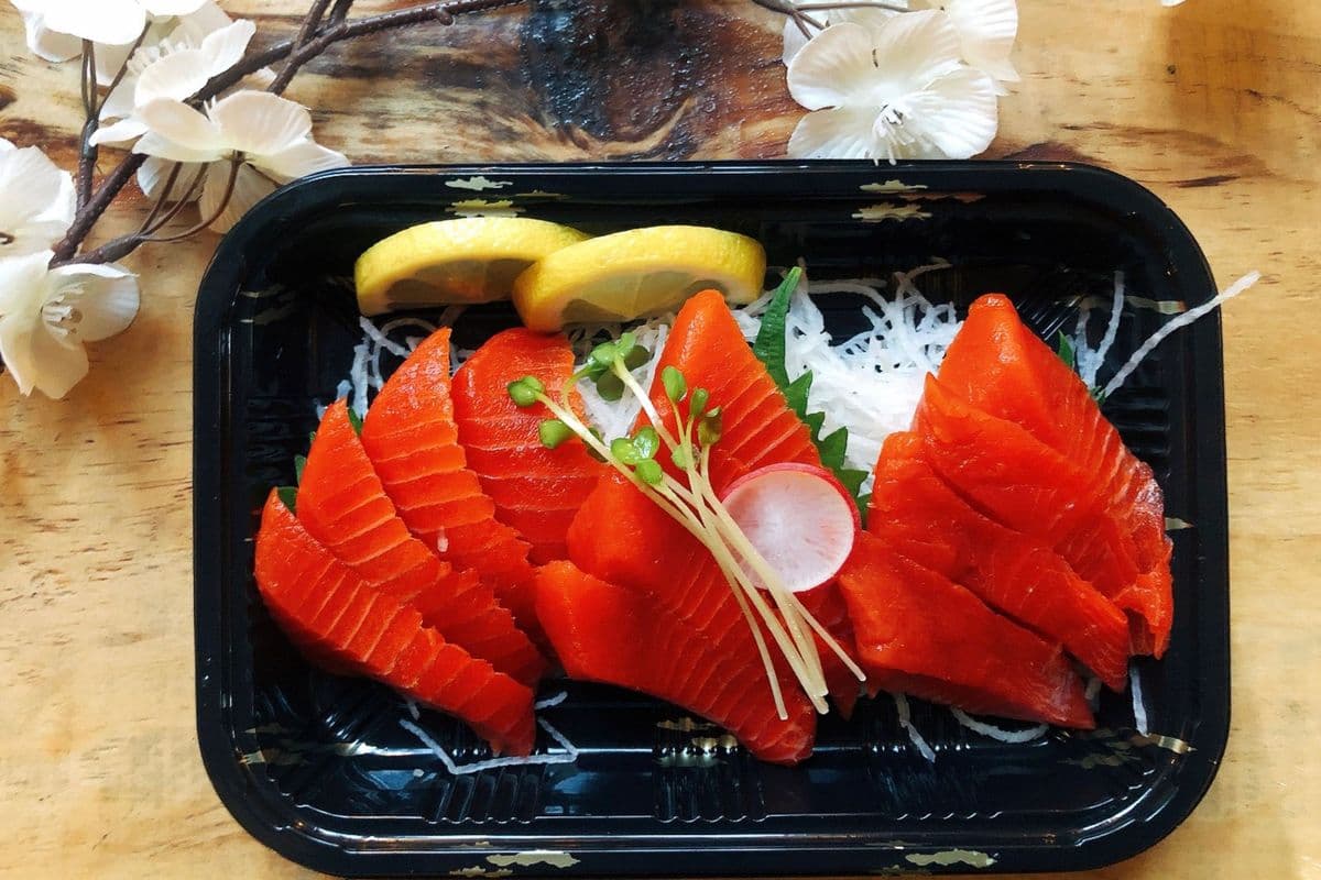 Wild Sockeye Salmon Sashimi