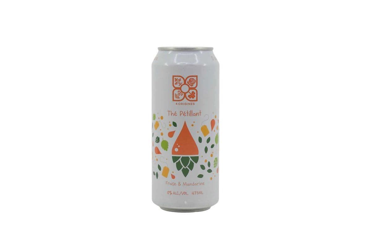 4 Origines Strawberry Mandarin Hop Tea (Non-Alcoholic) (473ML) (473ML)