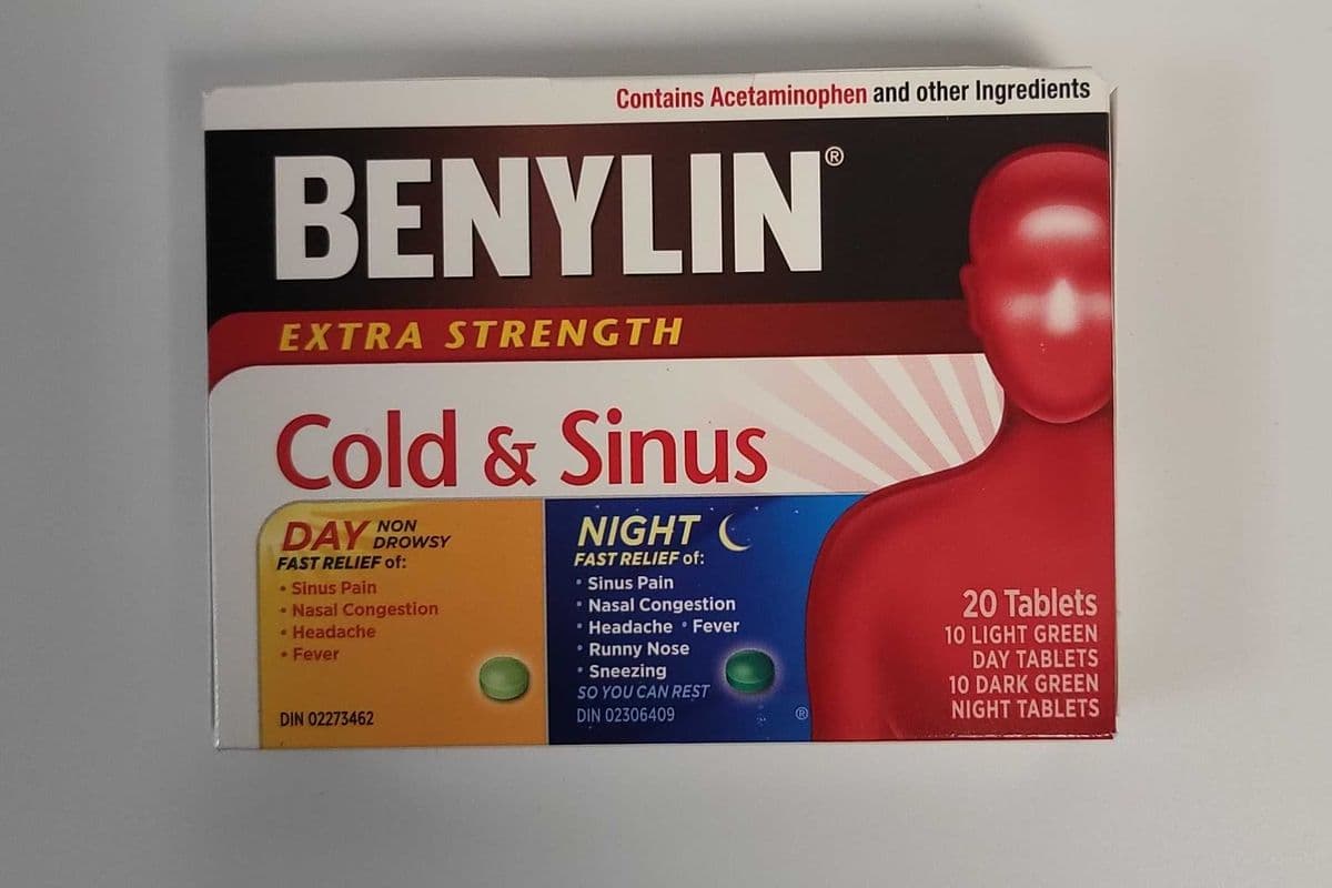 BENYLIN XS COLD & SINUS 20'S