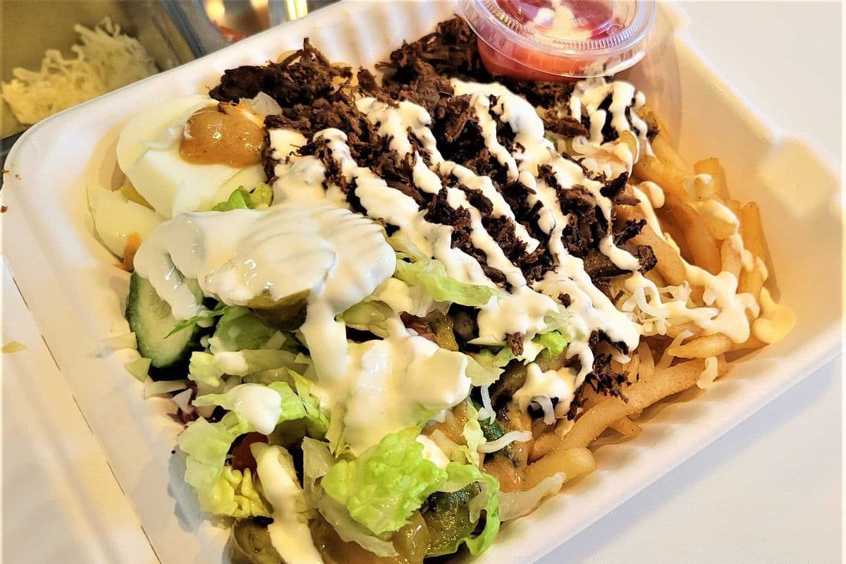 Fries on Platter