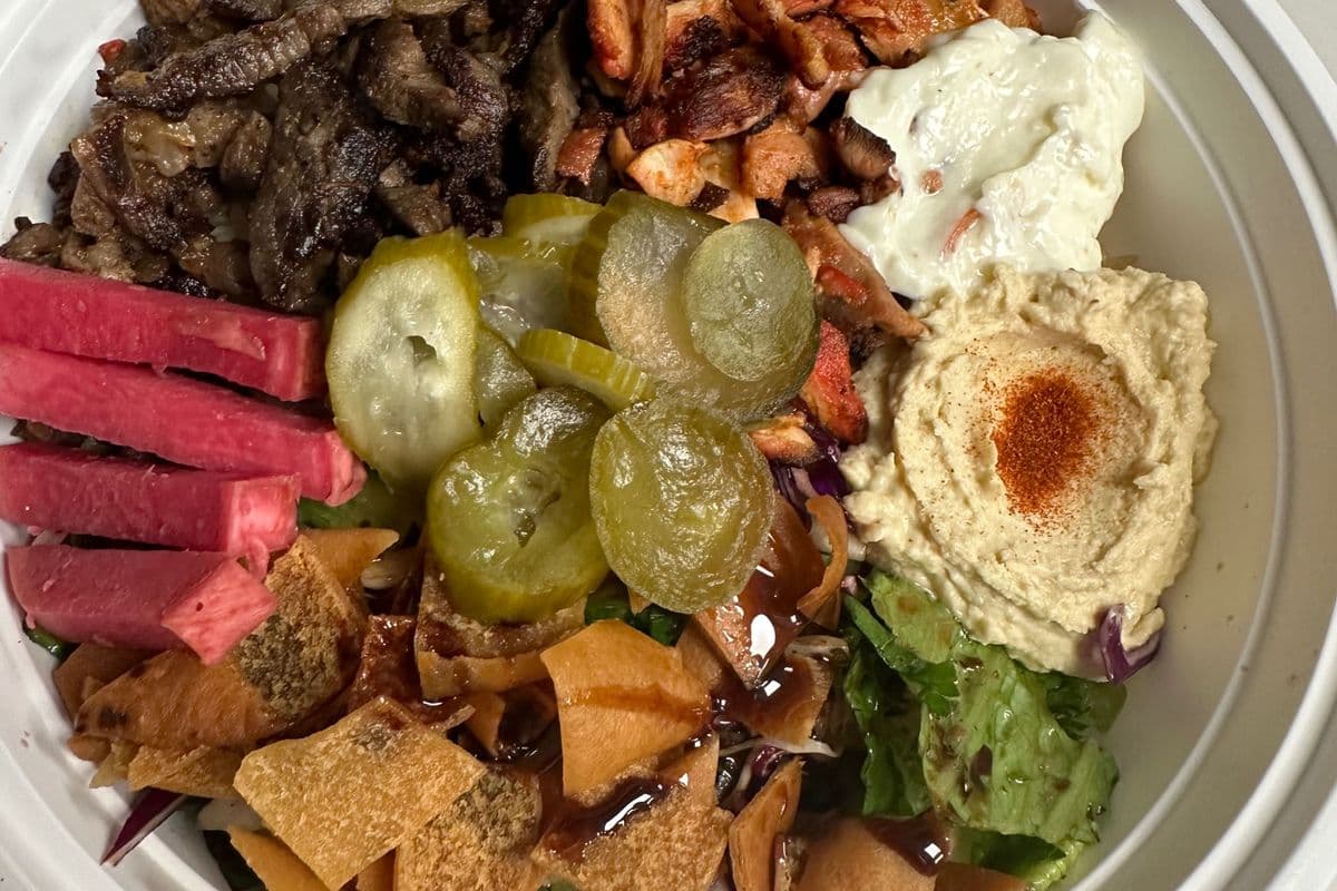 Mixed shawarma Bowl (Large )