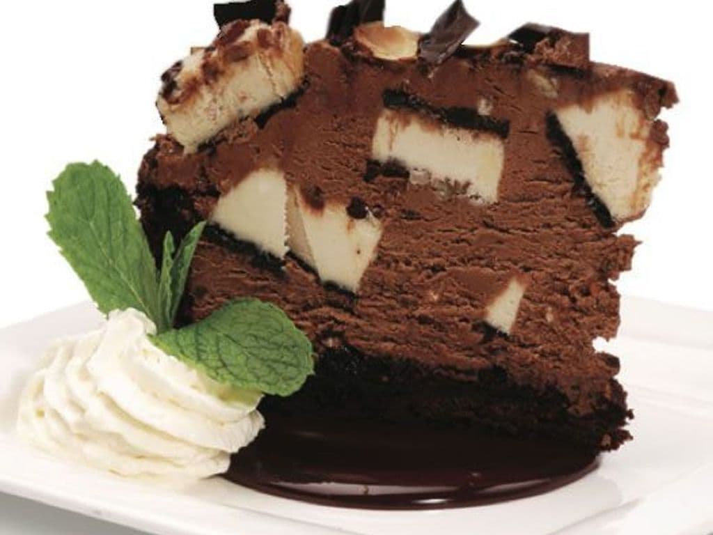 CHOC ERUPTION CHEESECAKE