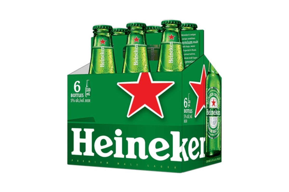 Heineken (6 x 330 ml Bottles)