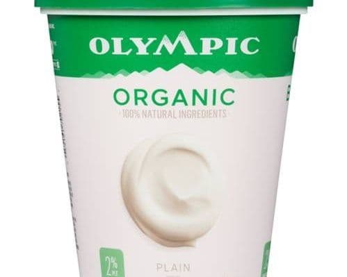 Olympic Organic Yogurt 2% (Each 650 gm)