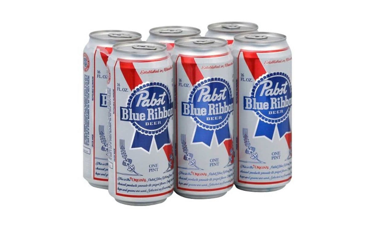 Pabst Blue Ribbon (Tall 6 cans) (6 x 473ml)