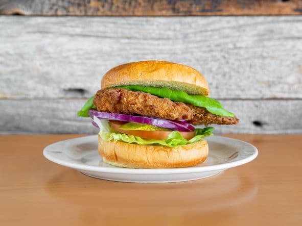Crispy Chicken Burger + One Free Side