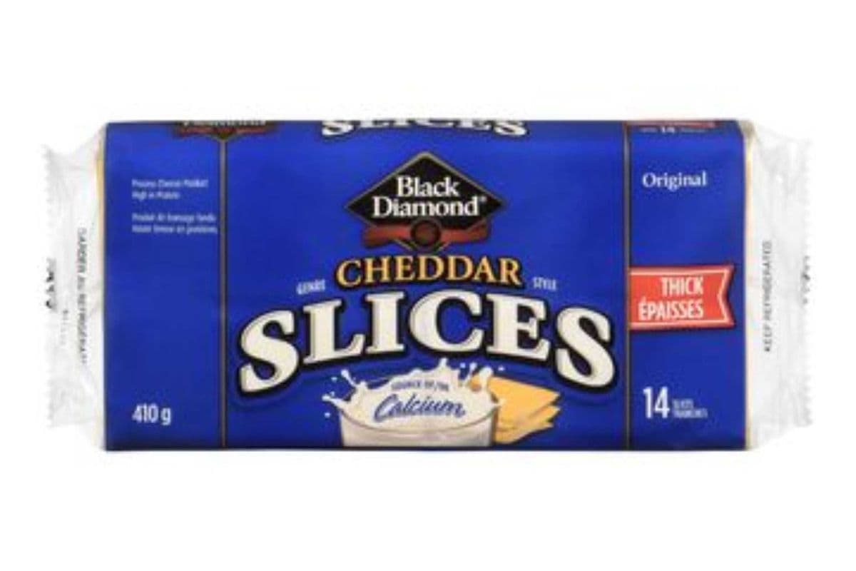 Black Diamond- Cheddar Cheese Slices - Thick - 14 Slices