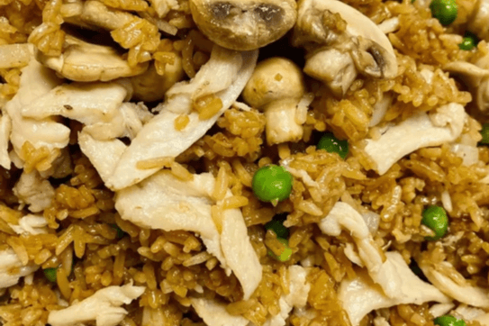 Chicken and Mushroom Fried Rice