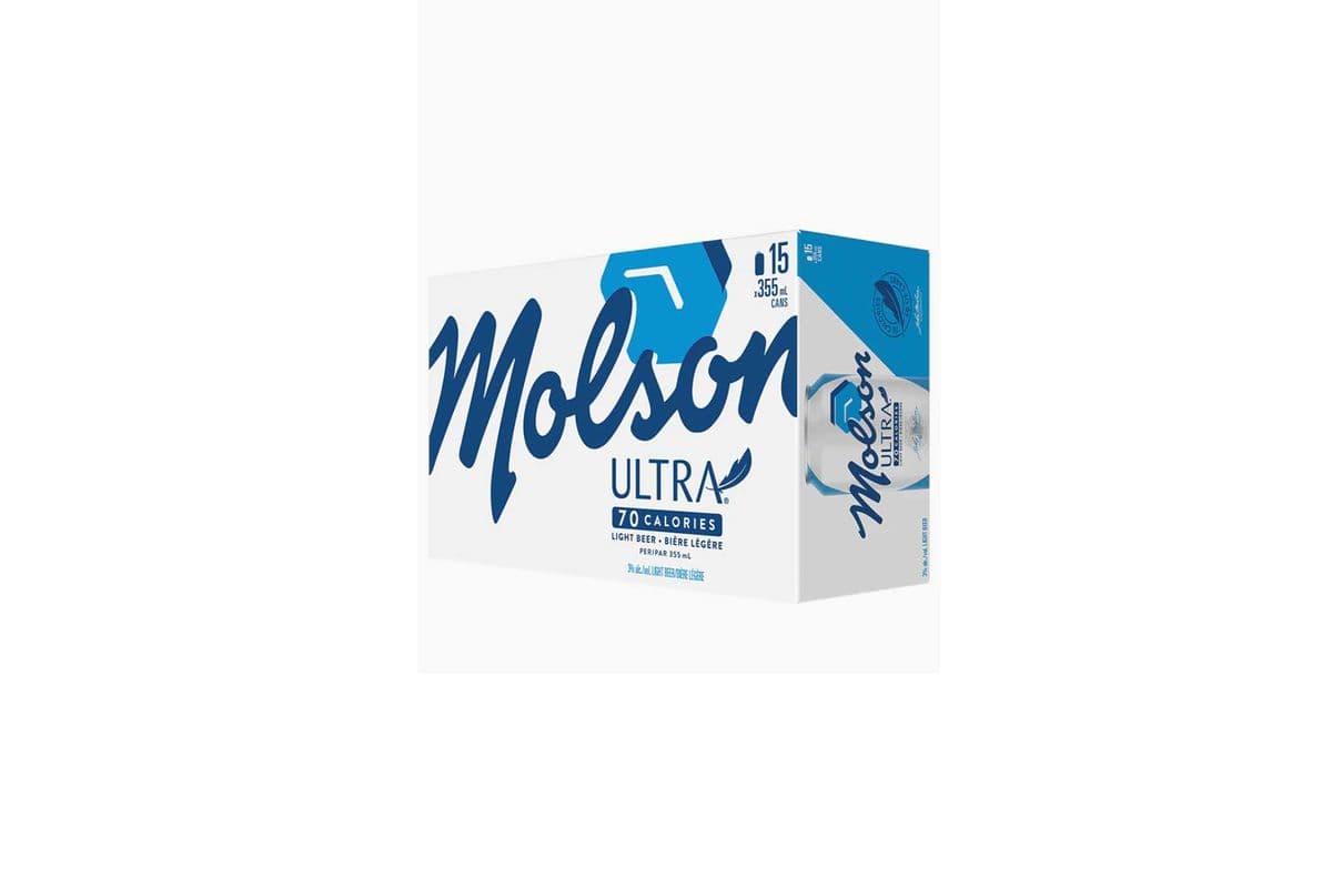 Molson Canadian Ultra 15 Pack (15 x 355ml)