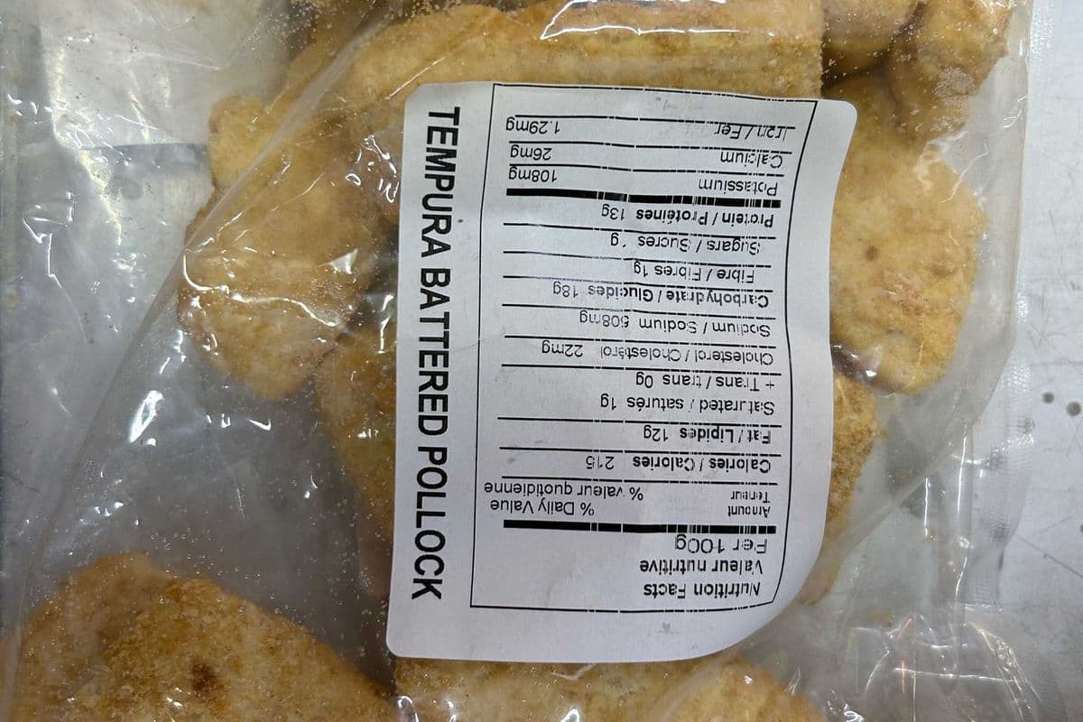 Tempura battered Pollock 800 g