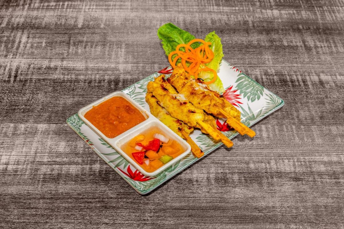 Thai Chicken Satay (5 pcs)