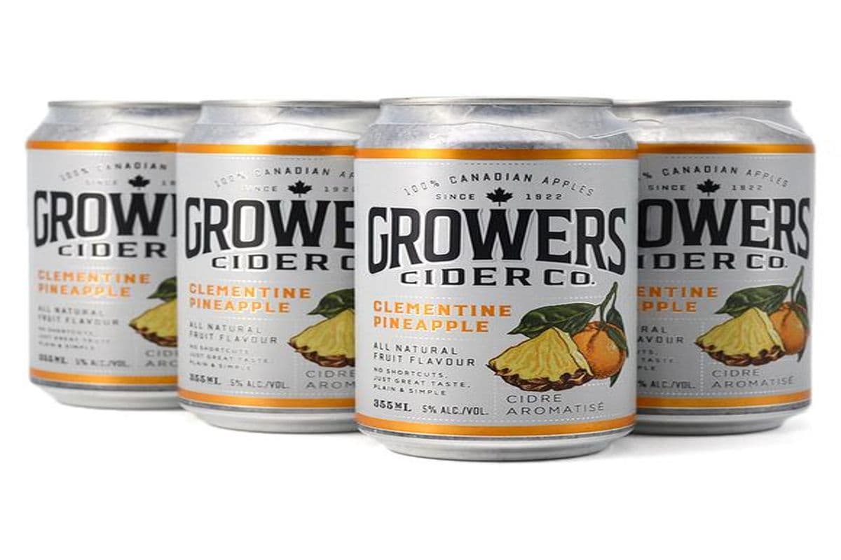 Growers Clementine & Pineapple (6 x 355 ml)