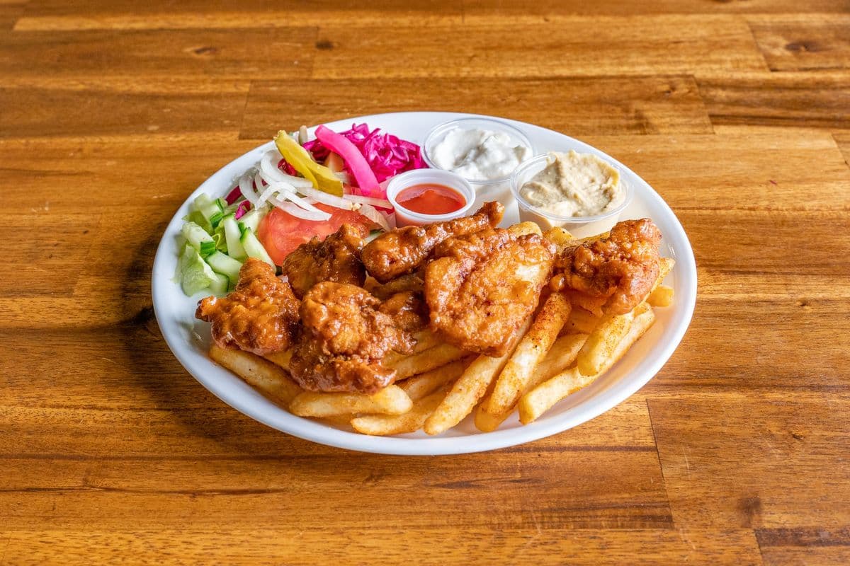 Chicken Chunks (6 pcs) and Fries Platter