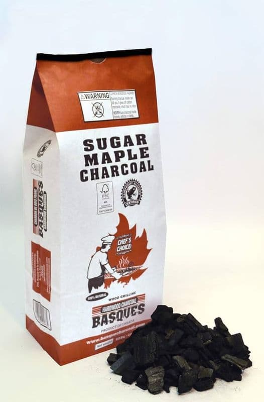 Charbon D' Erable a Sucre pour B.B.Q. 4kg/ Sugar Maple Charcoal BBQ 4kg