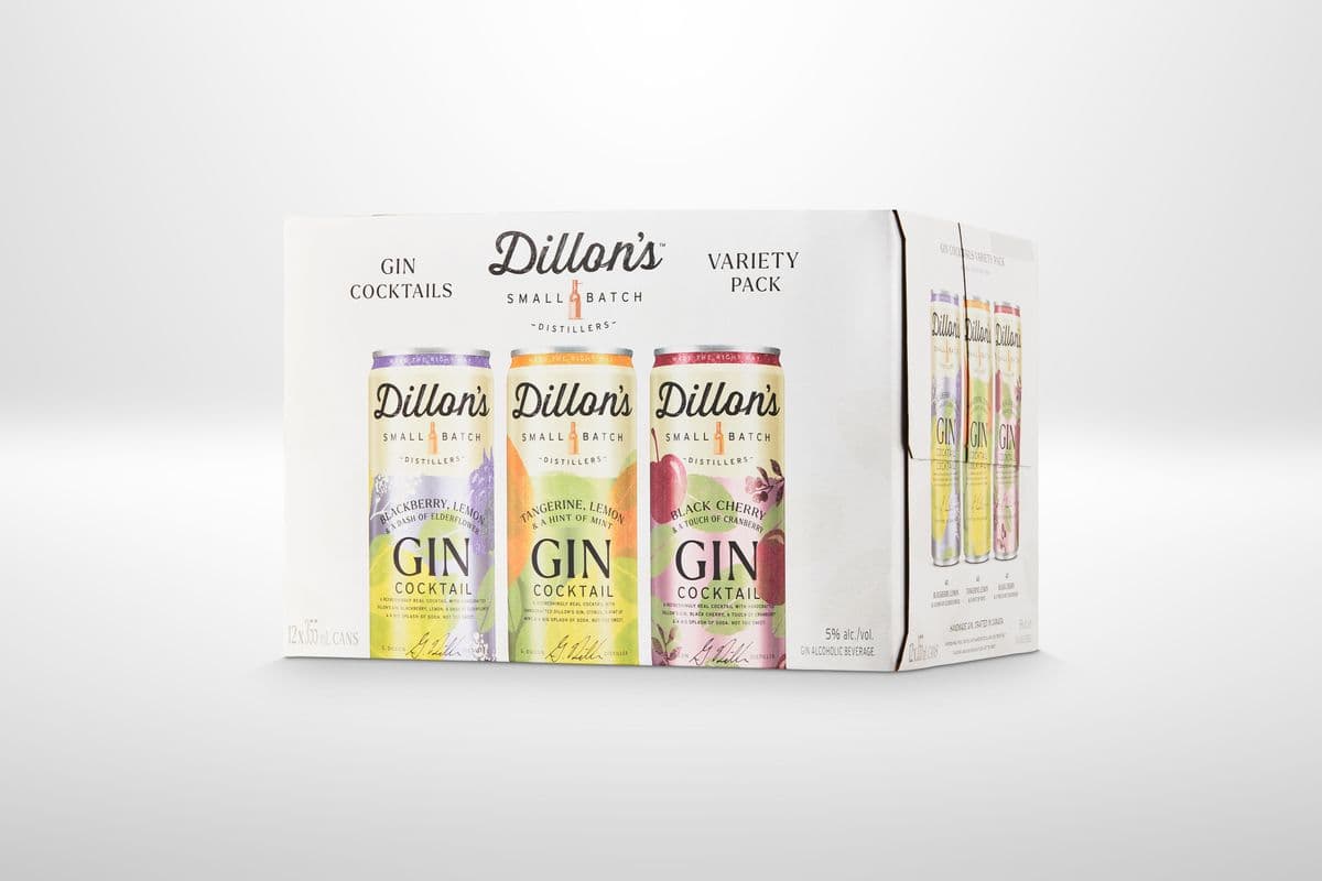 Dillon's Gin Cocktails Variety Pack (12 x 355 ml)