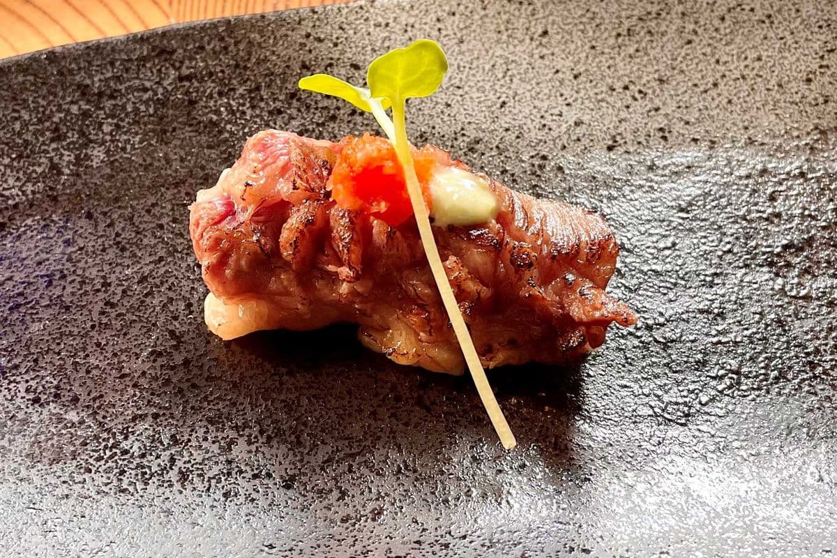 A5 Wagyu Beef Aburi Nigiri