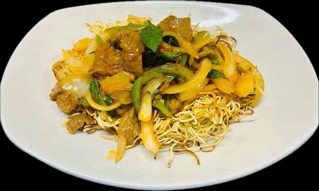 Thai Style Beef Chow Mein / Chow Mein au Boeuf landais