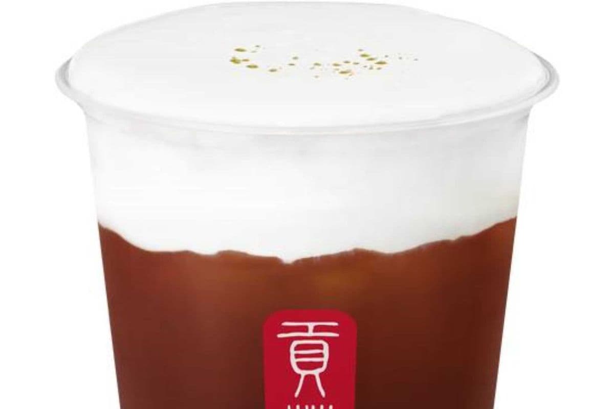 Milk Foam Brewed Tea