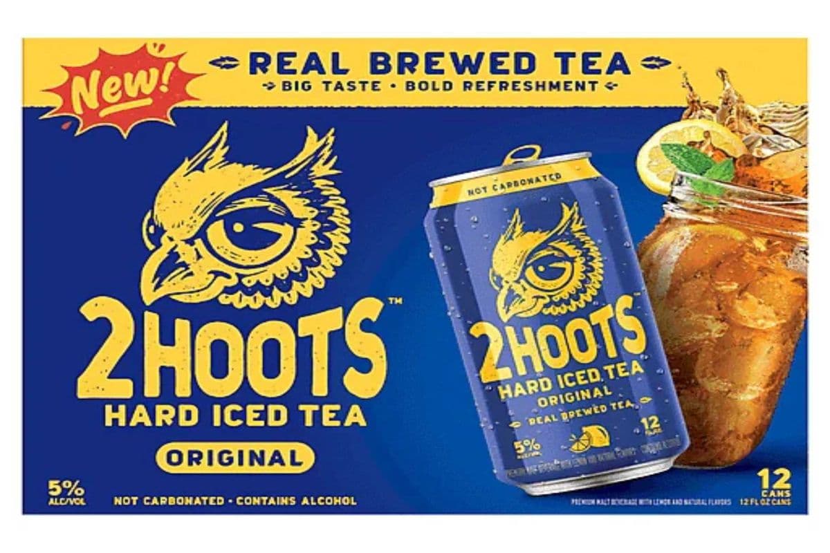 2 HOOTS ICED TEA ORIGINAL 12 CAN (12 x 355 ML)