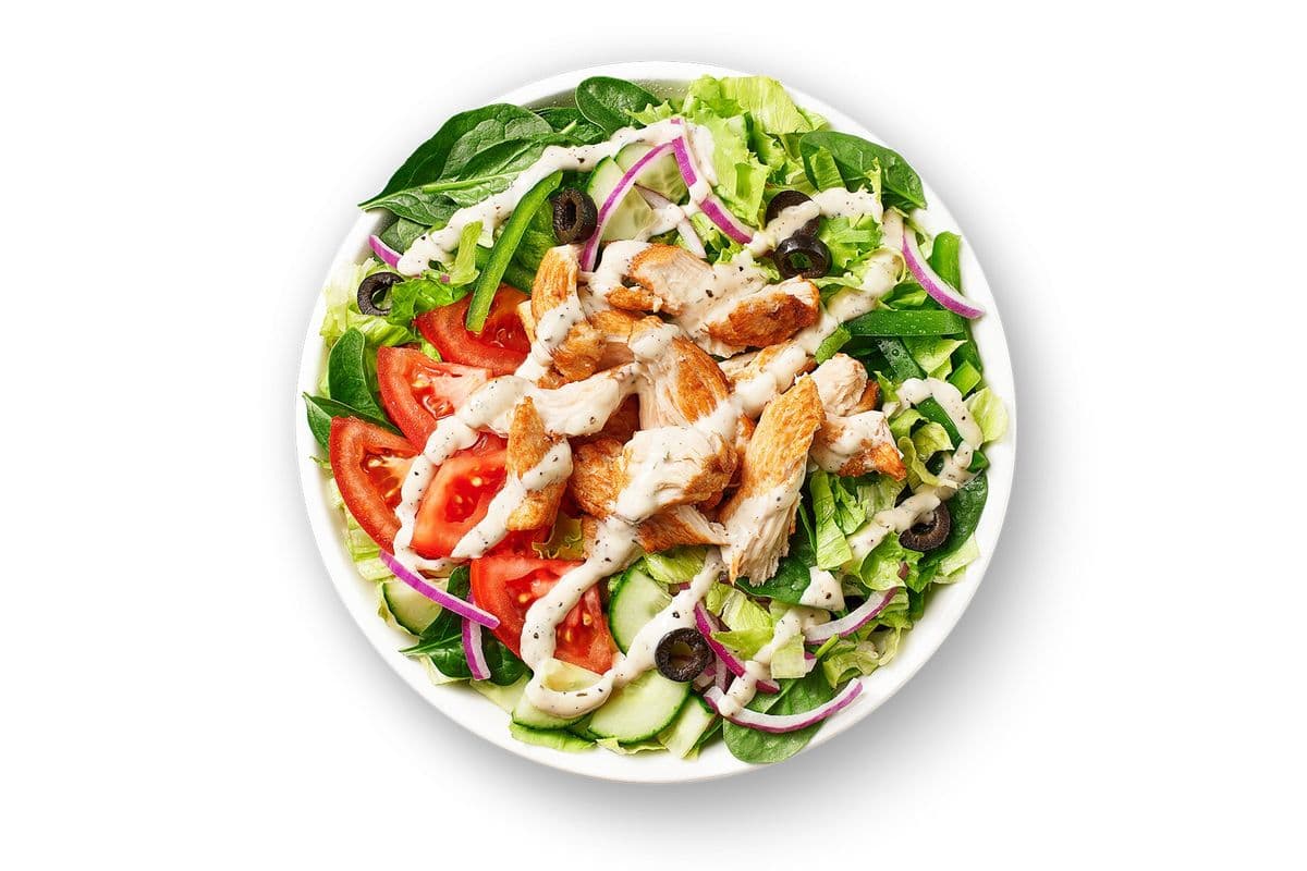 Poulet façon rôtisserie (Salade)