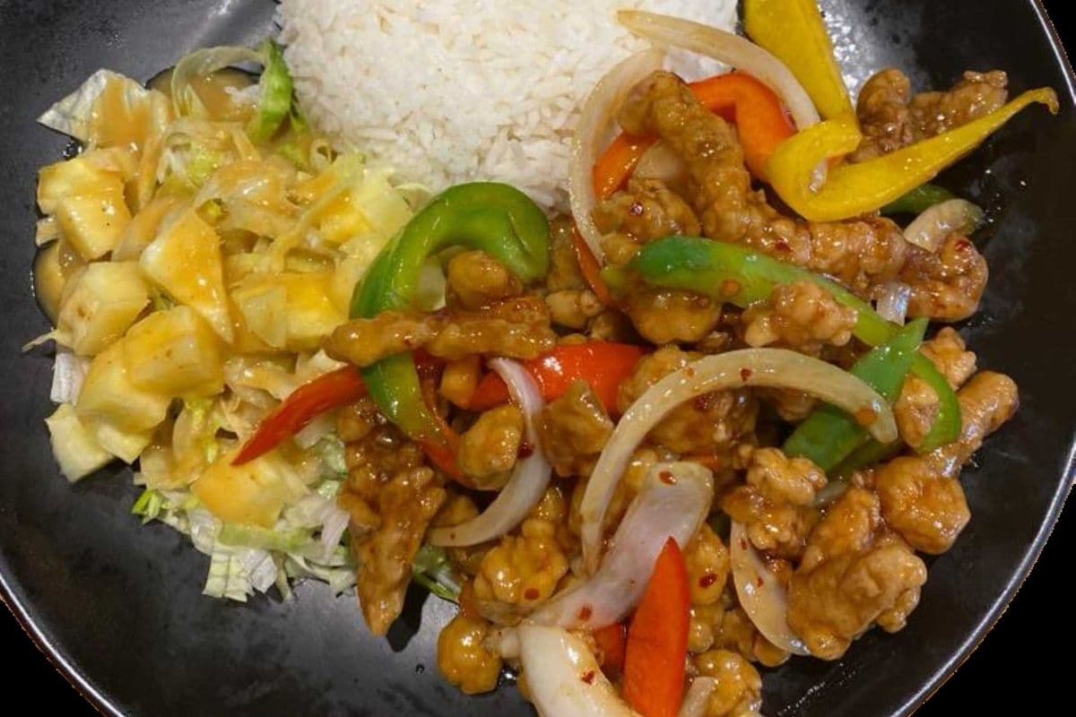 48a. Ginger Beef on Rice