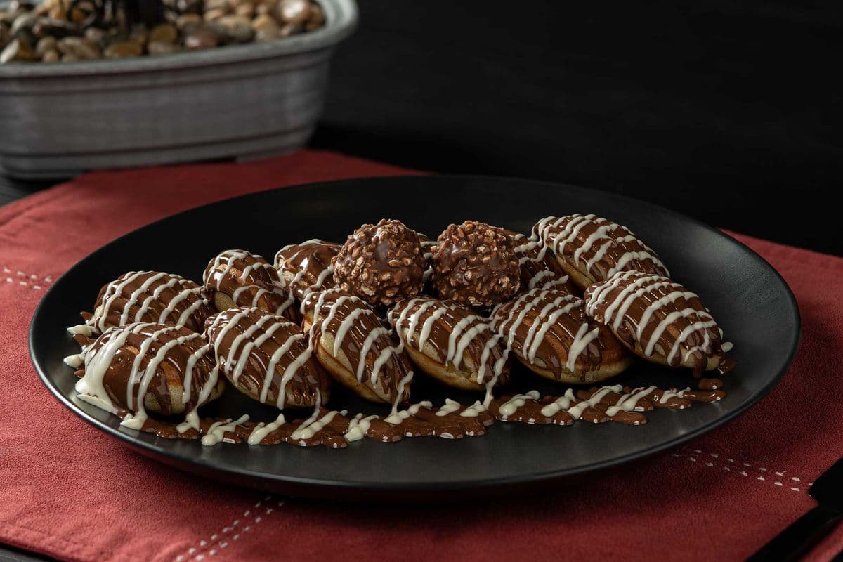 Ferrero Rocher Chocolate Mini Pancakes