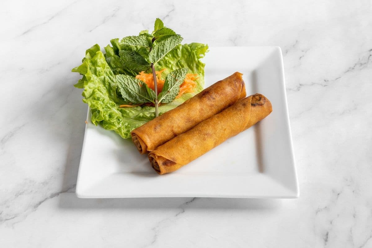 3. Vegetarian Spring Rolls