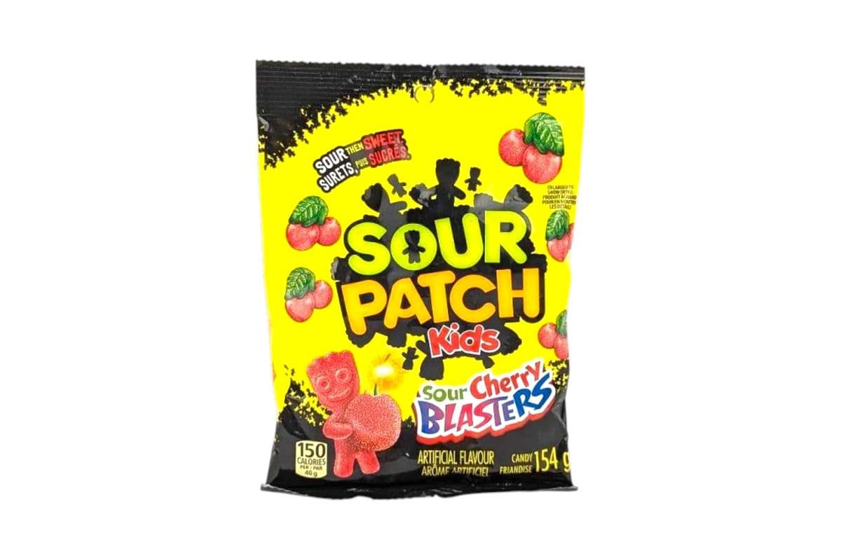 Sour Patch Kids Sour Cherry Blasters (154g) (150 Cal)